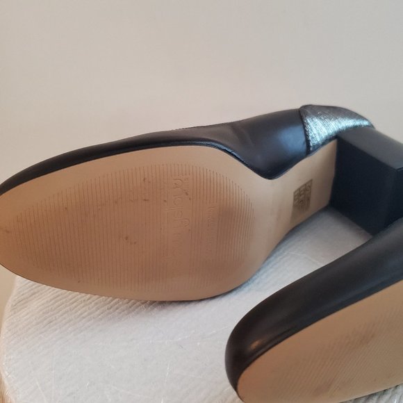 Mellow Yellow Alily Black chunky heels women size EU39/ USA 8.5,  made in Spain. - Picture 16 of 16